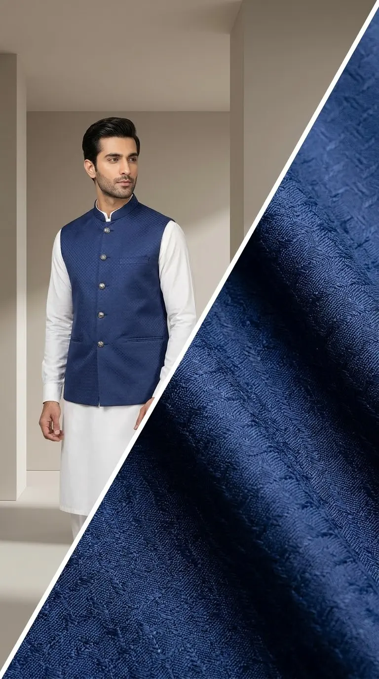 Premium Katan Koti Plain (Blue)